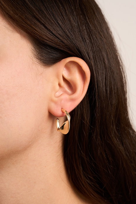 Heliophilia Silver Pendientes de Oro con Recubrimiento de Laca Dorado Heliophilia Silver Pendientes de Oro con Recubrimiento de Laca Dorado